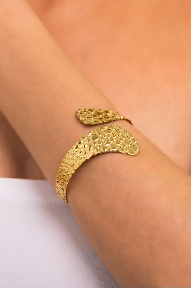 Χειροπέδα golden vein χρυσό