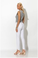 Παντελόνι slim fit push-up λευκό Παντελόνι slim fit push-up λευκό