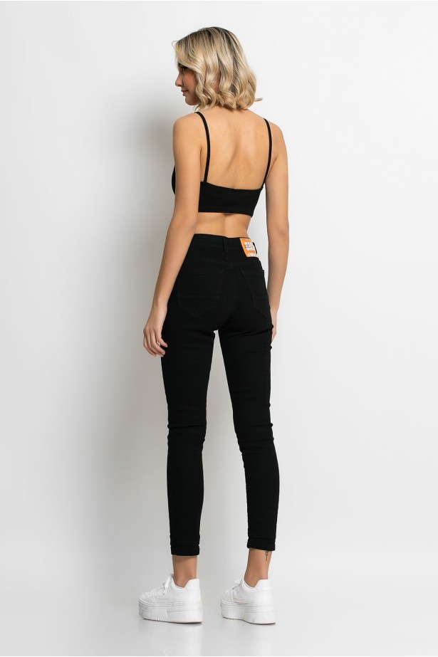 Jean loose fit μαύρο Jean loose fit μαύρο