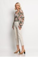 Mom jean loose fit μπεζ Mom jean loose fit μπεζ