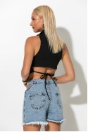 Jean σορτς cut out μπλε Jean σορτς cut out μπλε