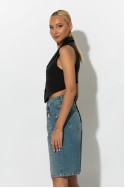 Jean loose βερμούδα μπλε Jean loose βερμούδα μπλε