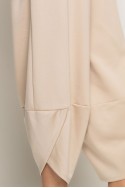 Σετ baggy παντελόνι και oversized μπλούζα μπεζ Σετ baggy παντελόνι και oversized μπλούζα μπεζ