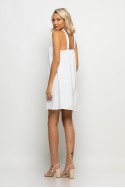 Μίνι φόρεμα knot halter neck λευκό Μίνι φόρεμα knot halter neck λευκό