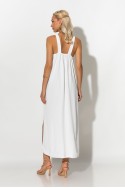 Μίντι φόρεμα knot halter neck λευκό Μίντι φόρεμα knot halter neck λευκό