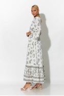 Boho φόρεμα κυπούρ με παγιέτα στην λαιμόκοψη μαύρο