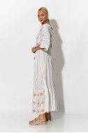 Φόρεμα boho με μανίκια νυχτερίδα πορτοκαλί Φόρεμα boho με μανίκια νυχτερίδα πορτοκαλί