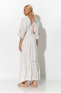 Φόρεμα boho με μανίκια νυχτερίδα κόκκινο Φόρεμα boho με μανίκια νυχτερίδα κόκκινο