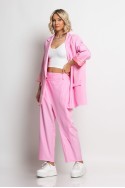 Oversized blazer με φόδρα ροζ Oversized blazer με φόδρα ροζ