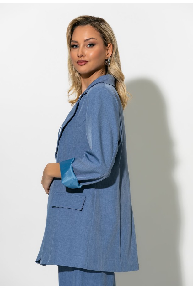 Blazer με φόδρα γκρισιέλ Blazer με φόδρα γκρισιέλ