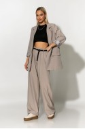 Blazer με φόδρα μπεζ Blazer με φόδρα μπεζ