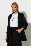 Blazer με φόδρα μαύρο Blazer με φόδρα μαύρο