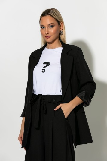 Blazer με φόδρα ροζ