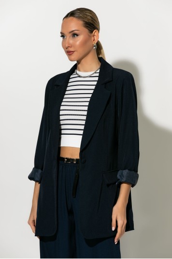 Blazer με φόδρα ροζ