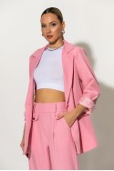 Blazer με φόδρα ροζ Blazer με φόδρα ροζ