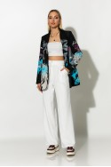 Blazer με print bear μπλε Blazer με print bear μπλε