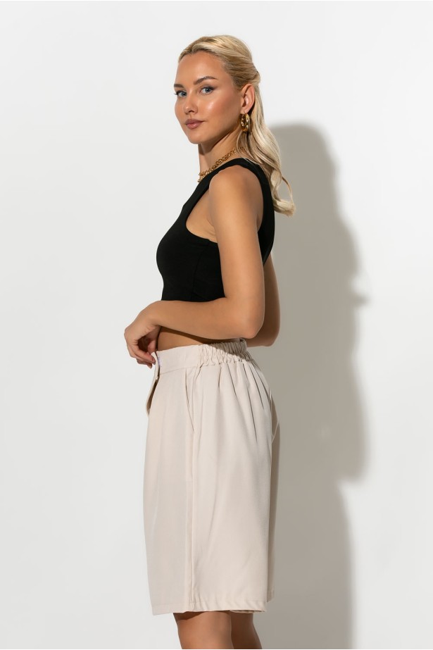 Crop top με παρτούς ώμους μαύρο Crop top με παρτούς ώμους μαύρο