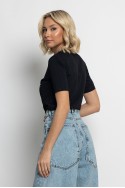 T-shirt σε στάμπα (AND STYLE) και τούλι μαύρο