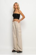 Cargo παντελόνι loose fit μπεζ Cargo παντελόνι loose fit μπεζ
