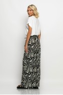 Παντελόνα με λάστιχο στην μέση zebra print Παντελόνα με λάστιχο στην μέση zebra print