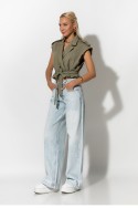 Wild safari vest με ζώνη χακί Wild safari vest με ζώνη χακί