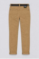 Jean loose fit μαλακό ύφασμα μπεζ