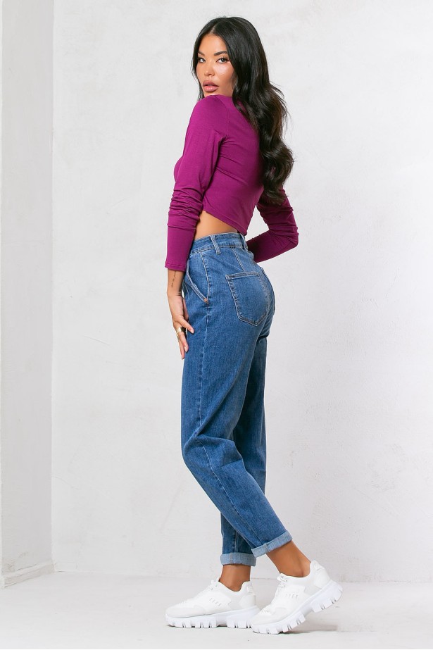 Jean slouchy μπλε Jean slouchy μπλε