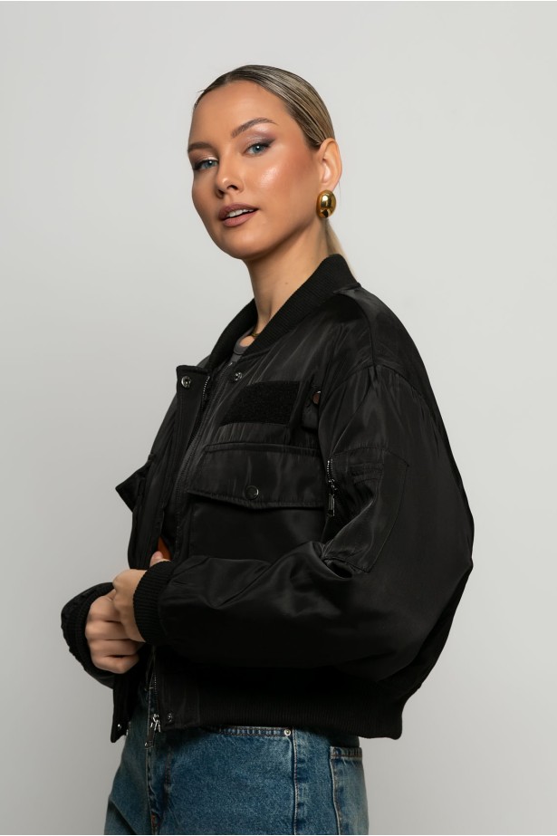 Jacket fly μαύρο Jacket fly μαύρο