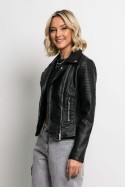 Jacket δερματίνη μαύρο Jacket δερματίνη μαύρο