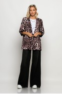 Blazer leopard print καφέ Blazer leopard print καφέ