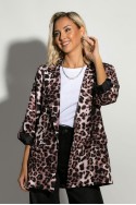 Blazer leopard print καφέ Blazer leopard print καφέ