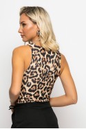 Κορμάκι leopard μπεζ Κορμάκι leopard μπεζ