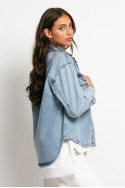 Jean jacket μπλε ανοιχτό Jean jacket μπλε ανοιχτό