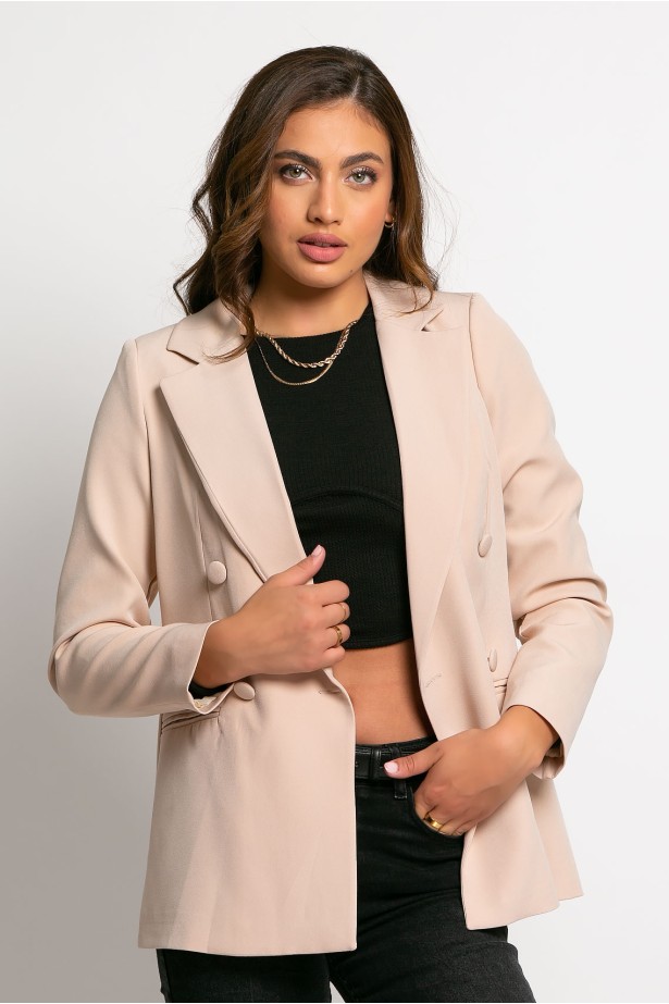 Blazer μπεζ Blazer μπεζ