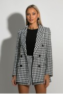 Blazer πιε ντε πουλ μαύρο Blazer πιε ντε πουλ μαύρο