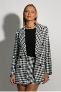 Blazer πιε ντε πουλ μαύρο Blazer πιε ντε πουλ μαύρο