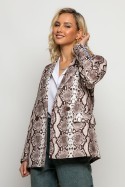Blazer snake print μπεζ Blazer snake print μπεζ