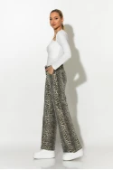 Jean wide leg λεοπάρ μπεζ Jean wide leg λεοπάρ μπεζ