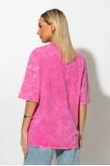 T-Shirt με στάμπα two girls ροζ T-Shirt με στάμπα two girls ροζ