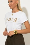 T-shirt με patch baby λευκό