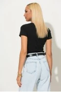 T-shirt με στρας bellina μαύρο