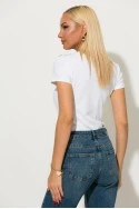 T-shirt με στρας bellina λευκό