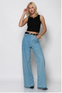 Crop top ριπ με ανοίγματα στην πλάτη μαύρο