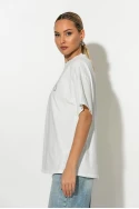 Oversized μπλούζα με στρας lilhooing λευκό