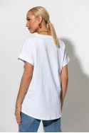 T-shirt με cherry's λευκό