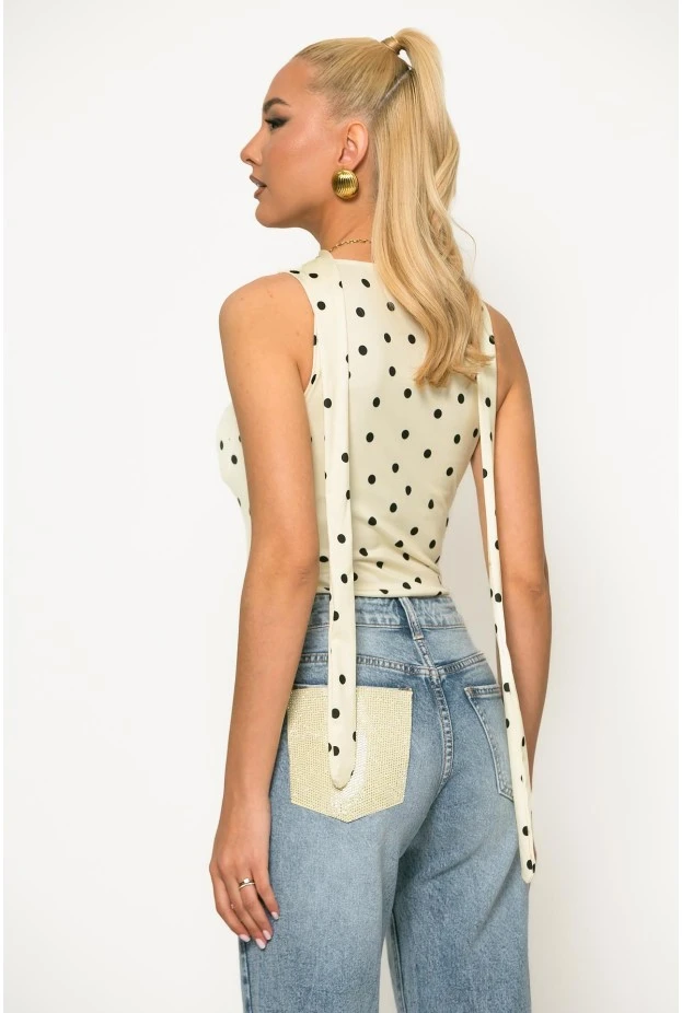 Jean straight leg με τσέπη απο strass μπλε