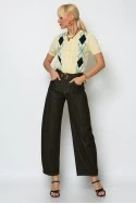 Jean balloon fit καφέ