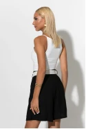 Βερμούδα με zipper ζώνη μαύρο Βερμούδα με zipper ζώνη μαύρο
