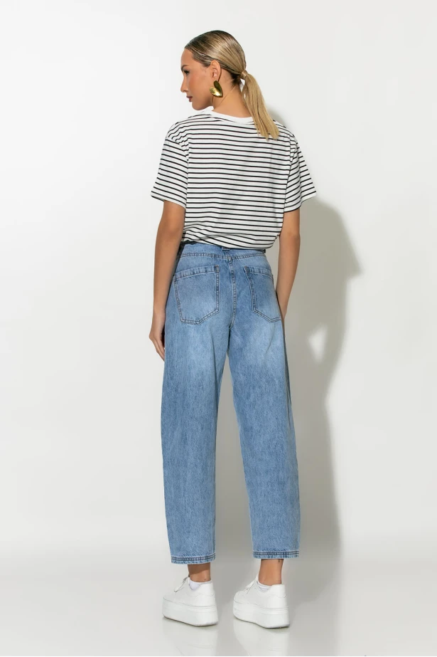 Baggy jean mom fit μπλε Baggy jean mom fit μπλε