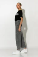Baggy jean mom fit ανθρακί Baggy jean mom fit ανθρακί